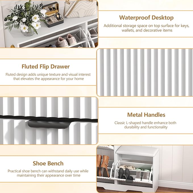 Shoe Cabinet Storage for Entryway - Image 5