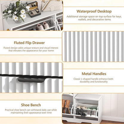 Shoe Cabinet Storage for Entryway - Image 5