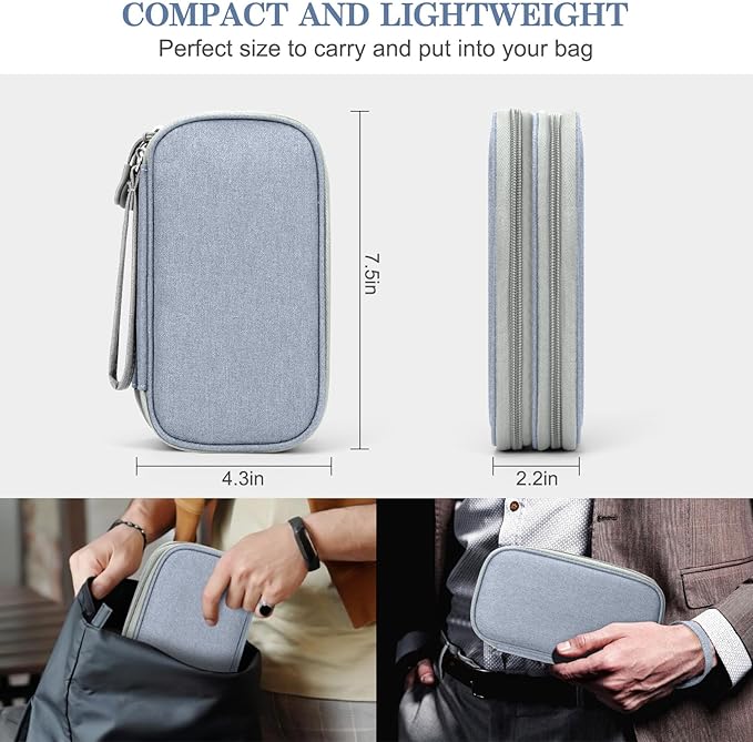 FYY Electronic Organizer, Travel Cable Organizer Bag Pouch Electronic - Image 2