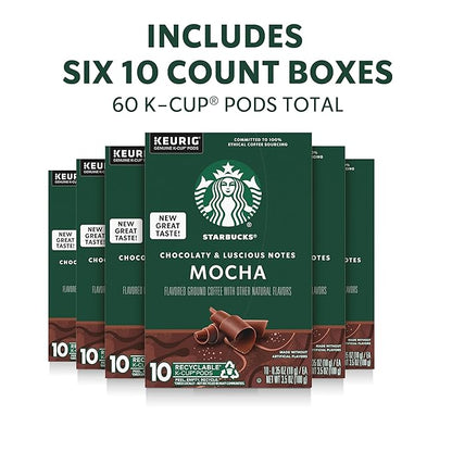 Starbucks K-Cup Coffee Pods, Flavored Hot or Iced Coffee, 60 Keurig Pods - Image 2
