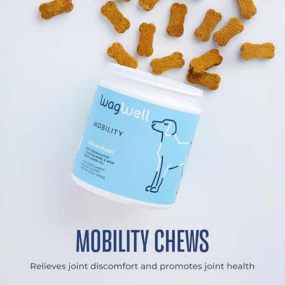 WagWell Mobility Chews – Vet-Formulated, All Natural, Made in The USA – Joint - Image 2