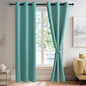JIUZHEN Blackout Curtains with Tiebacks-Thermal Insulated and Light Blocking by JIUZHEN
