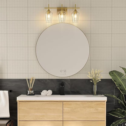 VONLUCE Bathroom Vanity Light, 3 Light Bathroom Light Fixture Over Mirror - Image 6