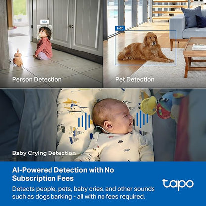 Tapo 4K Indoor Pan/Tilt Wired Security Camera - Image 7