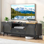 70" Fluted TV Stand for Tvs up to 80", Mid-Century Modern Entertainment Center by Mxtxmy