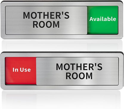 Mother's Room Door Signs, Do Not Disturb, Breastfeeding Door Sign, In by Abudada