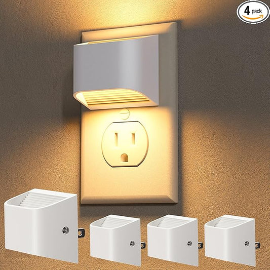 NIORSUN Plug in Night Light, Auto Brightness Sensor Night Light, 3000K Warm by NIORSUN