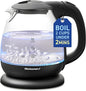 Elite Gourmet EKT1001B Electric 1.0L BPA-Free 1100W Glass Kettle Cordless 360° by EliteGourmet