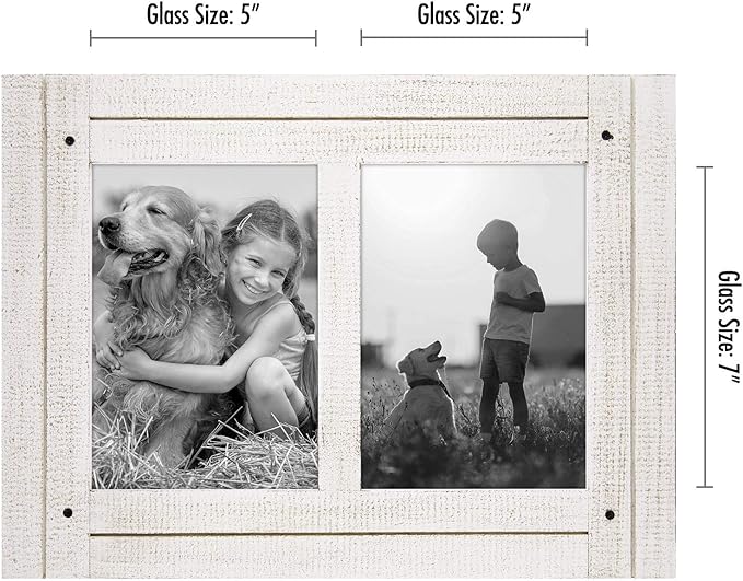 Americanflat Hinged 5x7 Double Picture Frame - Image 8