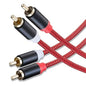 RCA Cable 20Ft, 2Rca Male to 2-RCA Male Audio Stereo Subwoofer Cable by Unknown