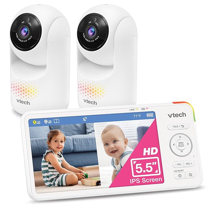 VTech 2-Cameras Advanced HD Video Baby Monitor by VTechBabyMonitors