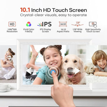 Frameo 10.1" Digital Picture Frame, Smart WiFi Digital Photo Frame - Image 7