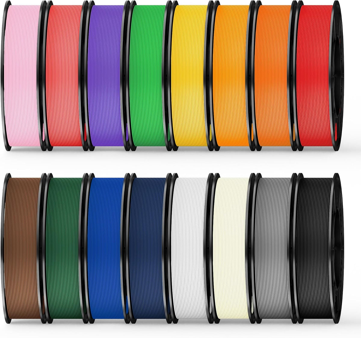 ujoy3d 16 color pack elite pla+ filament bundle, main product view