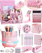 lxevihk pink desk accessories 21-piece office supplies gift, main product view