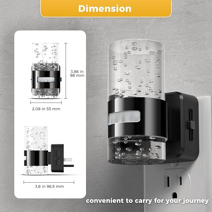 L LOHAS LED Motion Sensor Night Light, Dimmable Night Lights Plug into Wall - Image 4