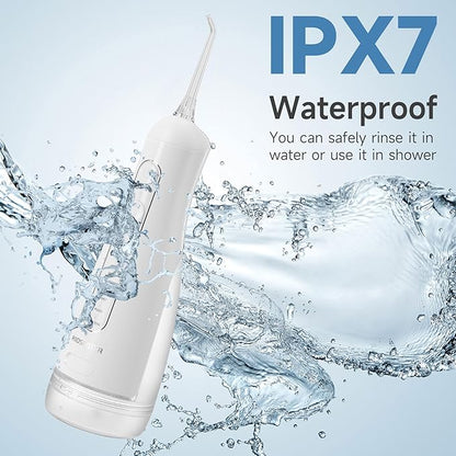 Water Flosser for Teeth with Detachable Washable Tank, 5 Modes Rechargeable - Image 5