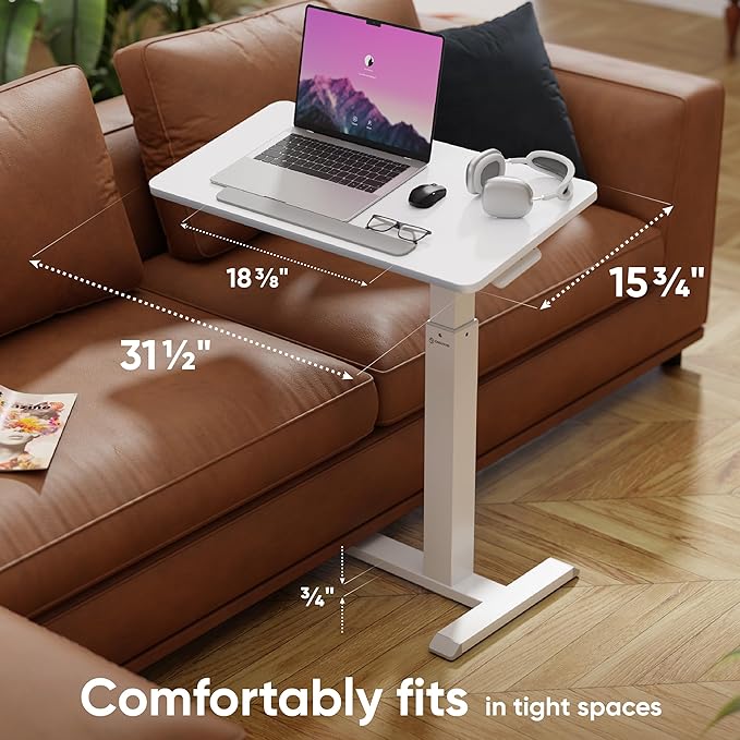 ONKRON Laptop Cart on Wheels, max Load up to 17.6 lbs, Small Rolling Table - Image 2