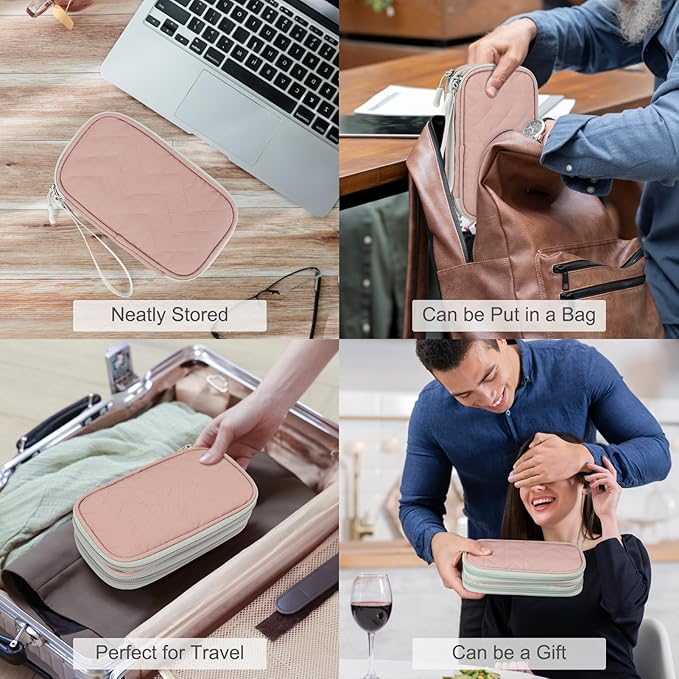 FYY Electronic Organizer, Travel Cable Organizer Bag Pouch Electronic - Image 7