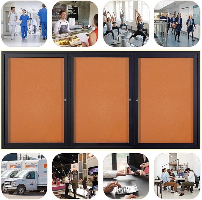 Enclosed Bulletin Board Outdoor Noticeboard - Image 8