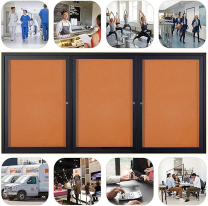 Enclosed Bulletin Board Outdoor Noticeboard - Image 8