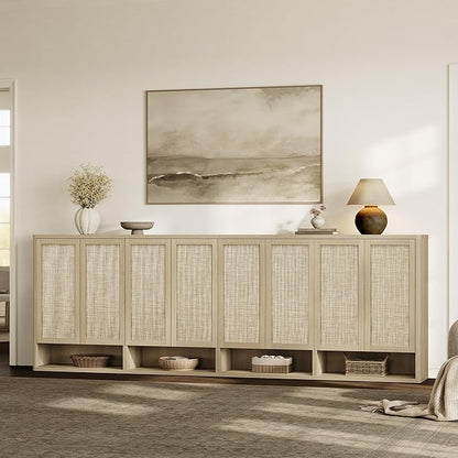 SICOTAS Rattan Shoe Storage Cabinet - Image 6