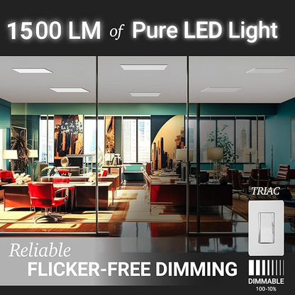 NUWATT 1x1 FT LED Square Surface Mount Panel, 5CCT - Image 6