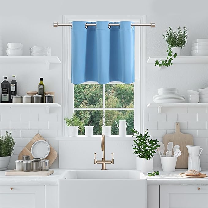 ChrisDowa Blackout Curtains 36 Inches Long - Image 5