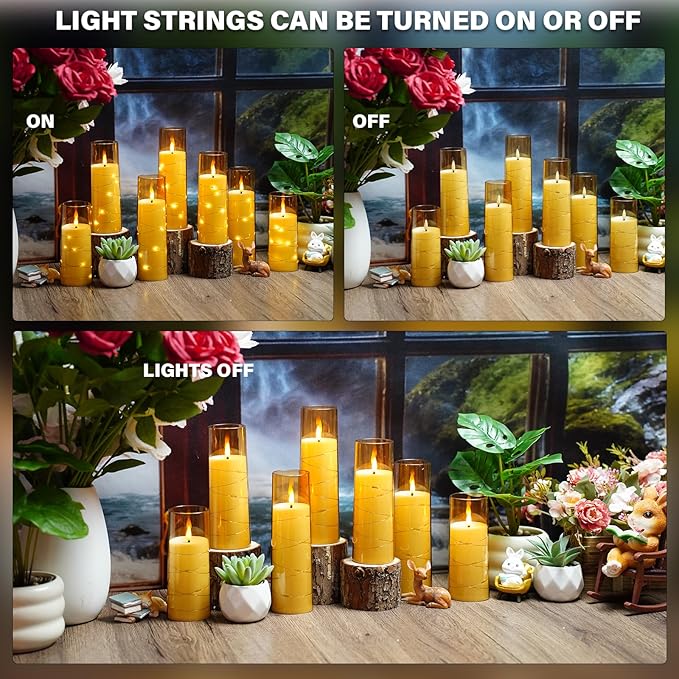 Flickering Flameless LED Candles, Battery Operated Candles 24 Pcs - Image 3