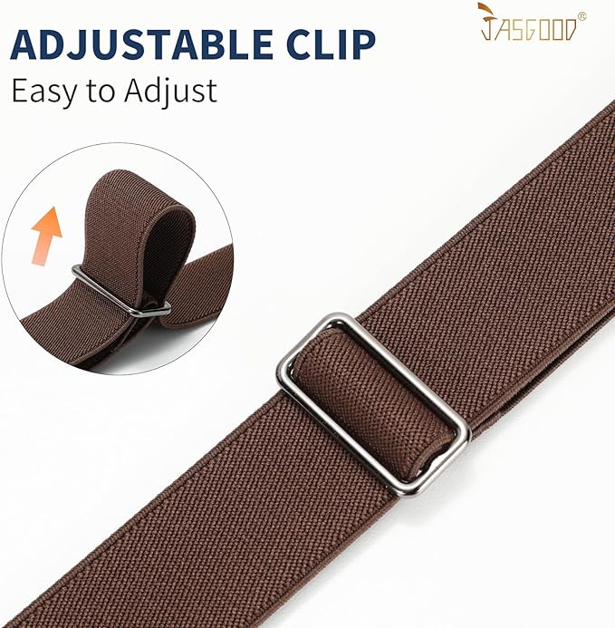 JASGOOD Women No Show Stretch Belt Elastic Web Strap Belt - Image 7