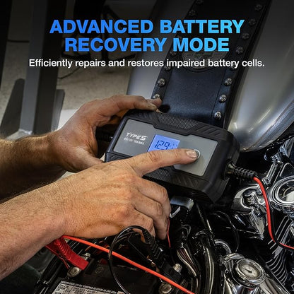 Type S 10A Smart Battery Charger & Maintainer, 6V & 12V Fully Automatic Trickle - Image 2