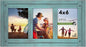 Americanflat Hinged 4x6 Triple Picture Frame by Americanflat