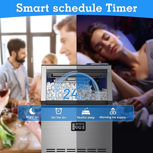Ice Maker Commercial Ice Maker Machine 200lbs/24H - Image 4