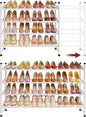 Tajsoon Expandable Shoe Rack for Closet 4 Tier, 29“-41“Adjustable & Stackable by Tajsoon