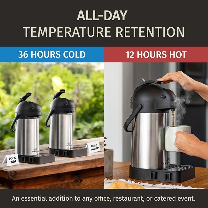 Coffee Carafe with Pump & Drip Tray - 74oz / 2.2L - Image 2
