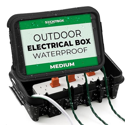 SockitBox – The Original Weatherproof Connection Box – Indoor & Outdoor by SockitBox