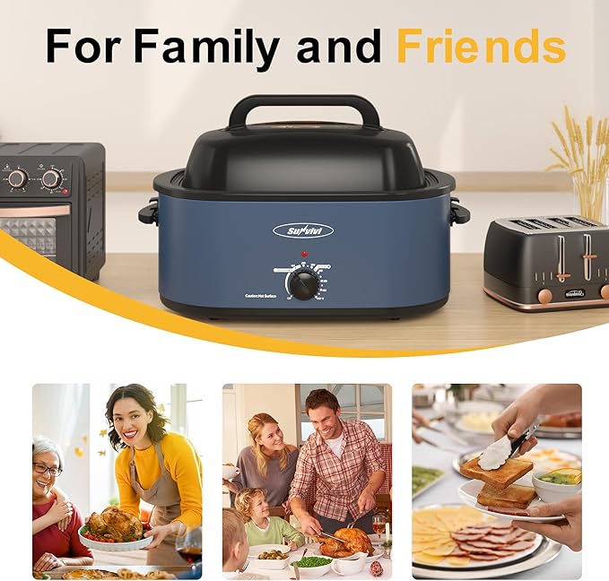 Sunvivi Roaster Oven, Electric Roaster Oven - Image 6