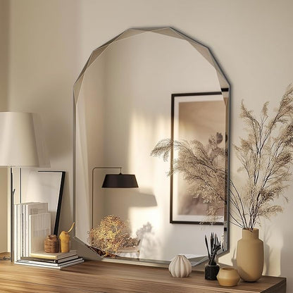 Suidia Bathroom Mirror, Frameless Bathroom Mirror - Image 3