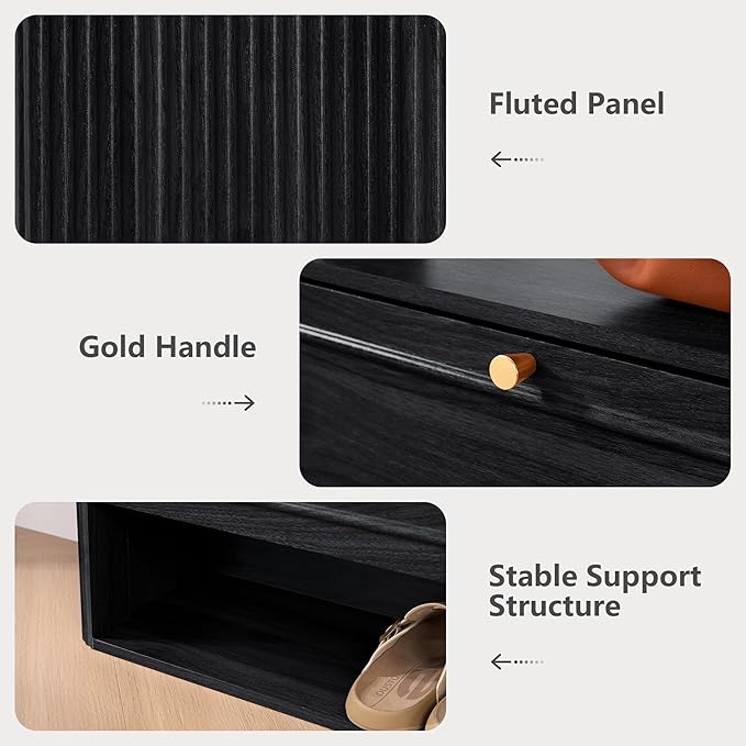 Shoe Storage Cabinet Entryway, Narrow Shoe Cabinet - Image 6
