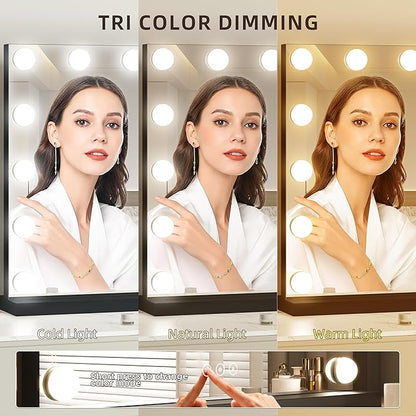 Vanity Mirror with Lights Lighted Makeup Mirror with Dimmable LED Bulbs - Image 3
