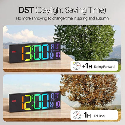 JALL 16.2" Large Digital Wall Clock - Image 7