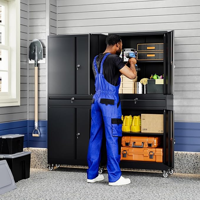 Yizosh Metal Garage Storage Cabinet - Image 2
