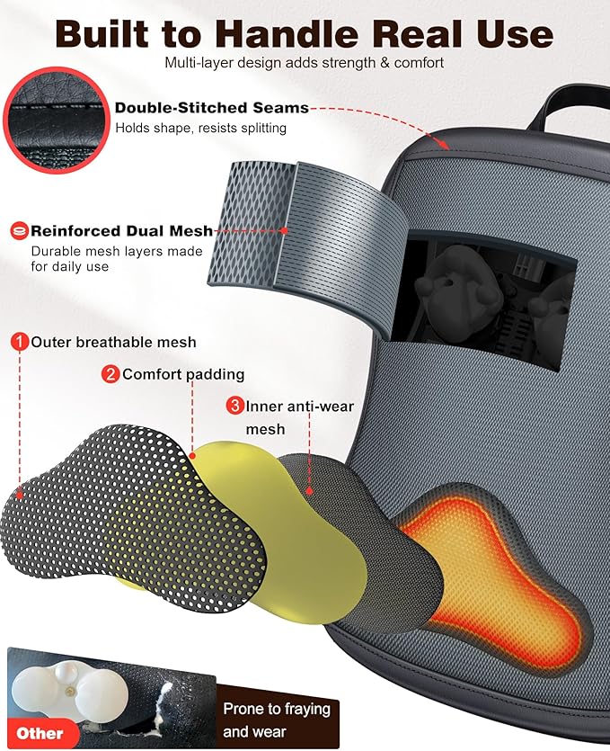 JZBRAIN Shiatsu Back Massager - Image 8