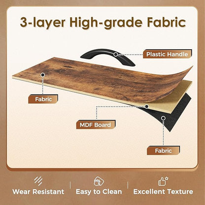 Huuger 63 Inch TV Stand for 65, 70 Inch TV, 11 Drawer Long Dresser - Image 9