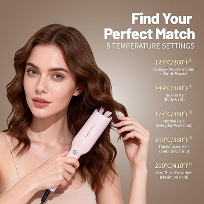 Inovocare Upgraded Automatic Rotating Curling Iron - Image 3