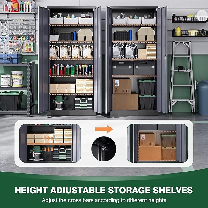 Letaya Metal Garage Storage Cabinets - Image 6