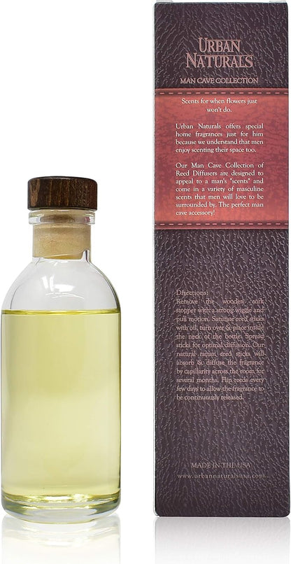 Urban Naturals Vetiver Home Fragrance Reed Diffuser Set | Man CAVE: Vetiver - Image 3