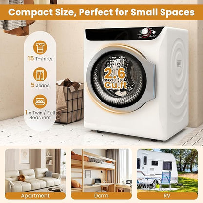 Auertech 2.6 CU. FT. Portable Dryers - Image 2