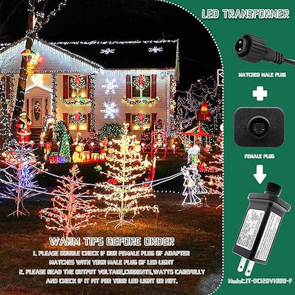 12V 1A Replacement LED Transformer Model JT-DC120V1000-F Class 2 Power Supply - Image 6