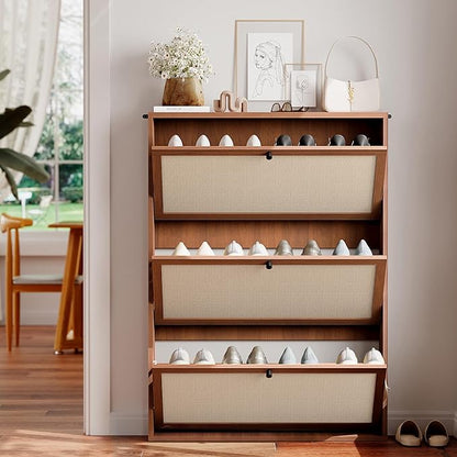 AVZEAR Narrow Shoe Storage Cabinet - Image 7