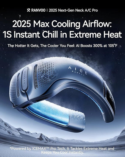 RANVOO AICE LITE Plus 2025 Max Cooling Airflow Neck Air Conditioner, Ultimate - Image 2